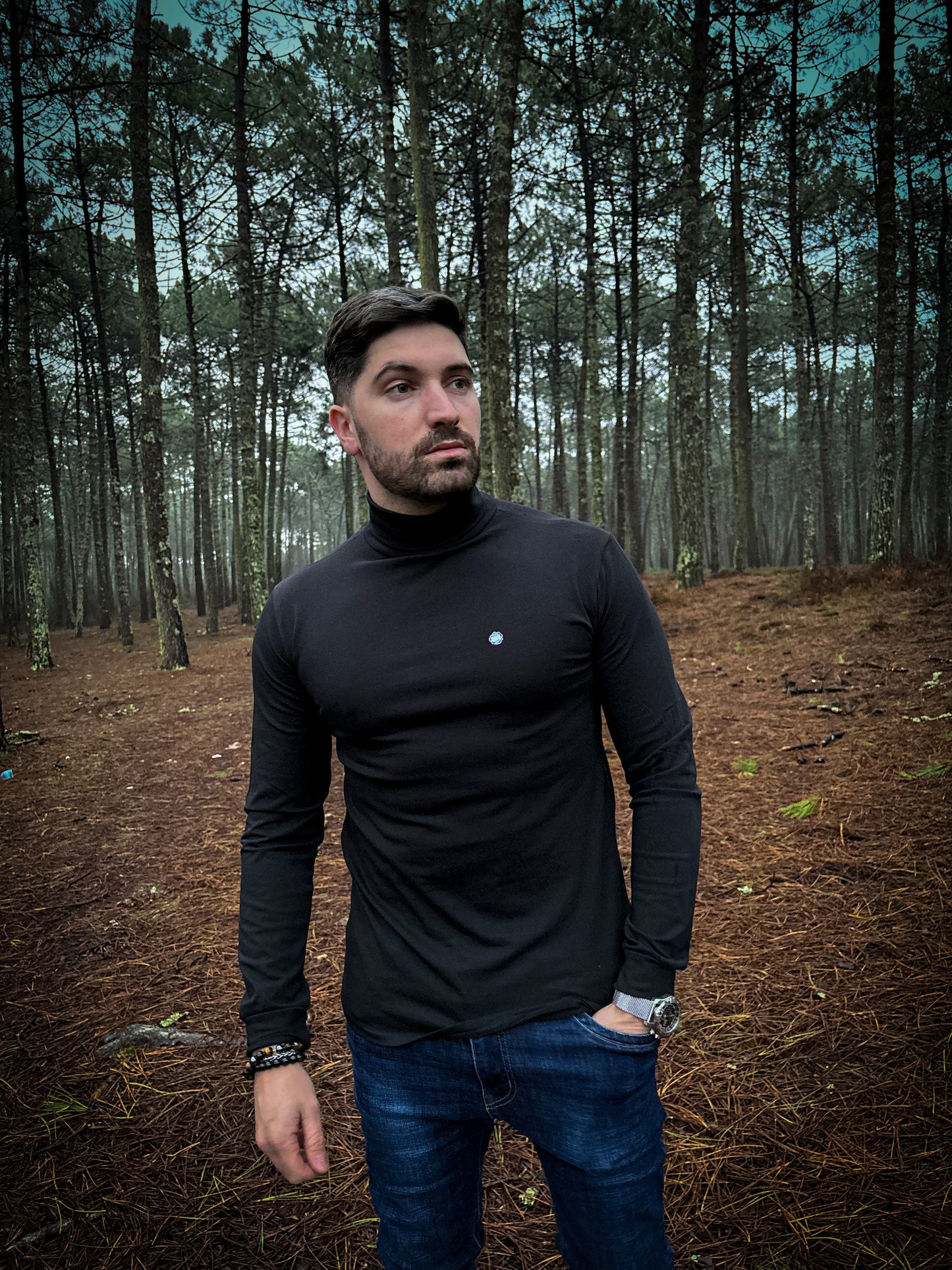 Rozertys Black Turtle Neck