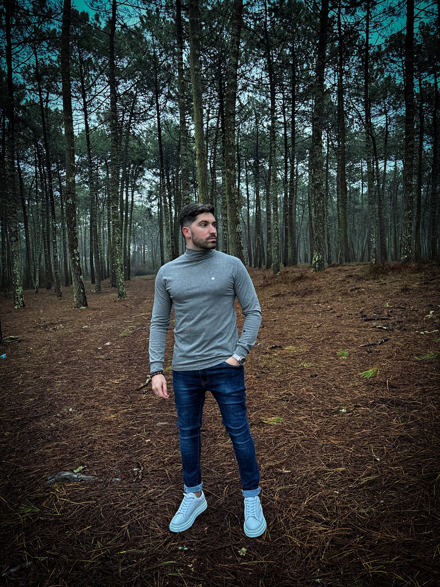Rozertys Grey Turtle Neck