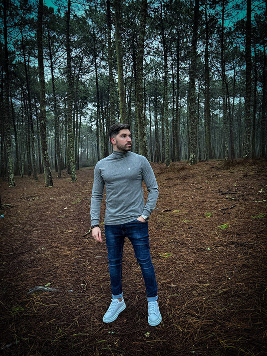 Rozertys Grey Turtle Neck