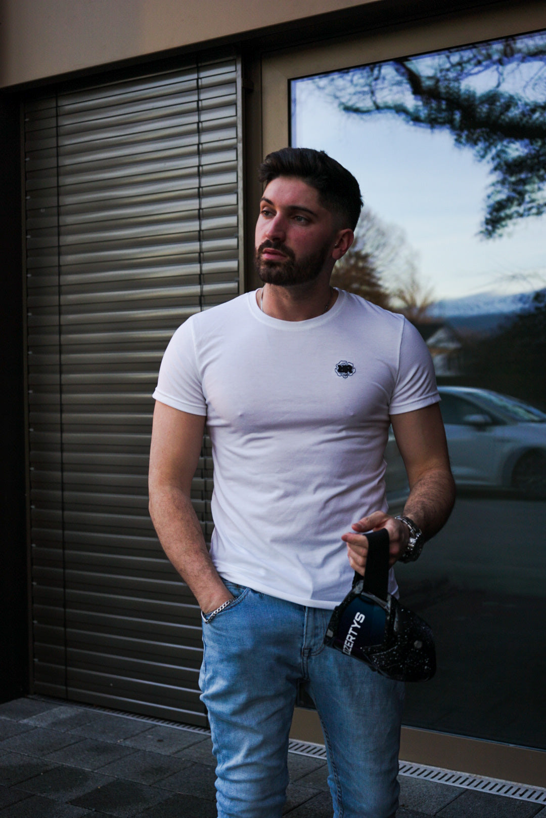 ROZERTYS RR PLAIN WHITE TEE