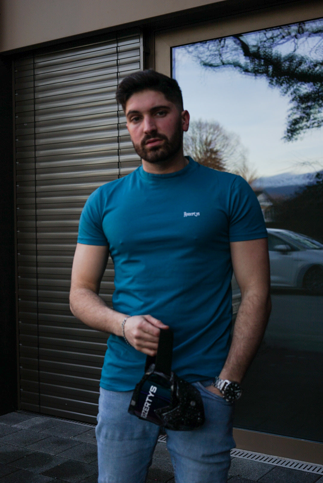 ROZERTYS PLAIN TURQUOISE TEE