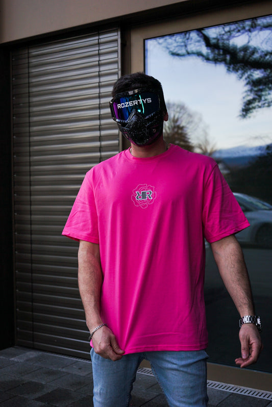 ROZERTYS RR PINK OVERSIZE TEE