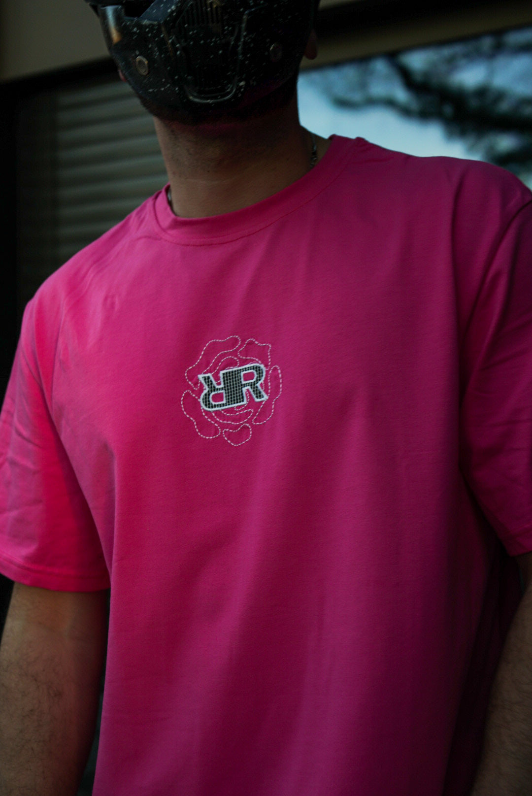 ROZERTYS RR PINK OVERSIZE TEE