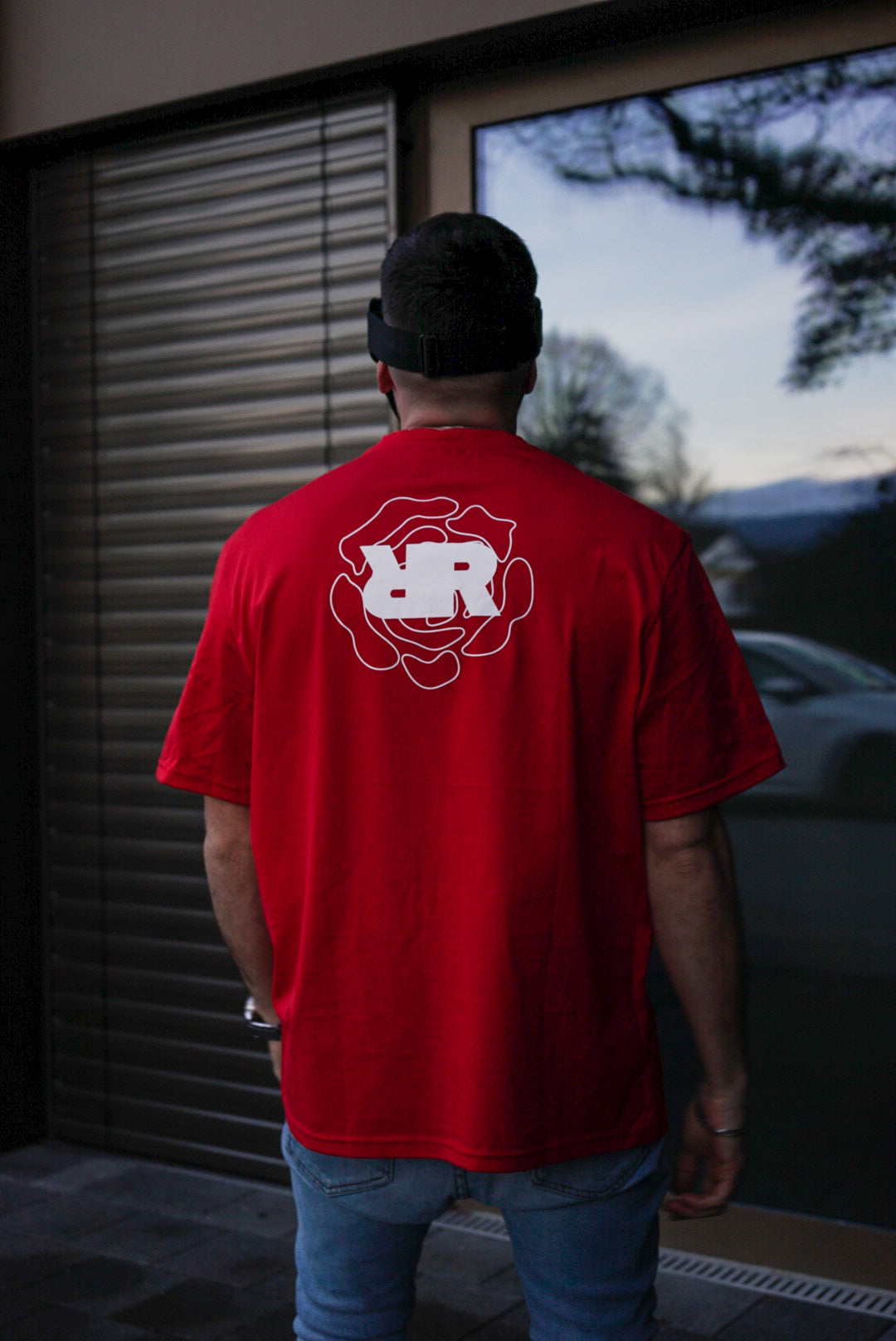 ROZERTYS RR RED OVERSIZE TEE
