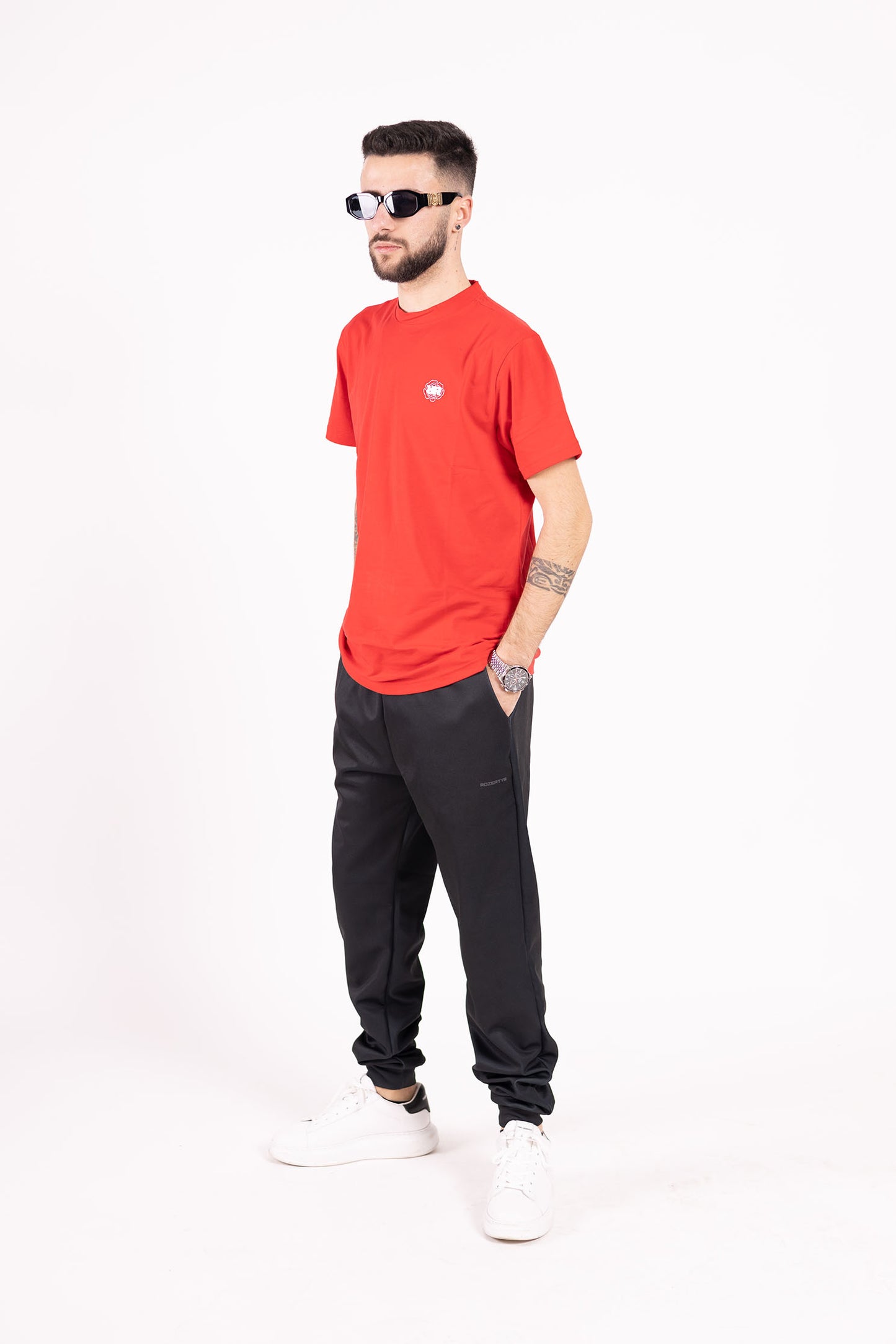 ROZERTYS RR PLAIN RED TEE