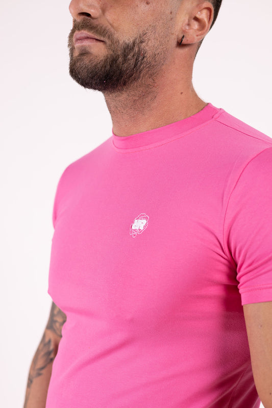 ROZERTYS RR PLAIN PINK TEE