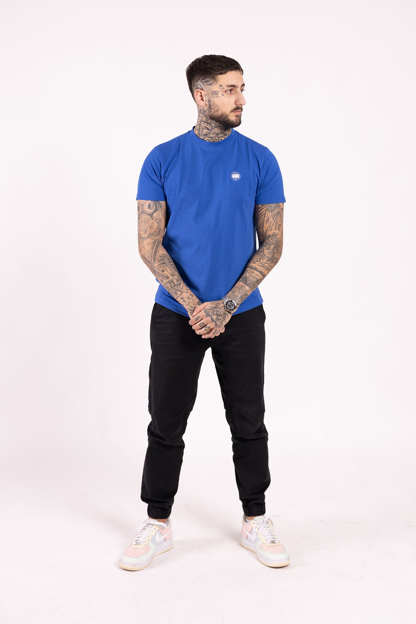 ROZERTYS RR PLAIN BLUE TEE