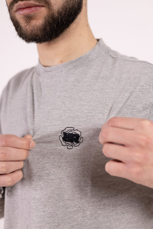 ROZERTYS RR PLAIN GRAY TEE