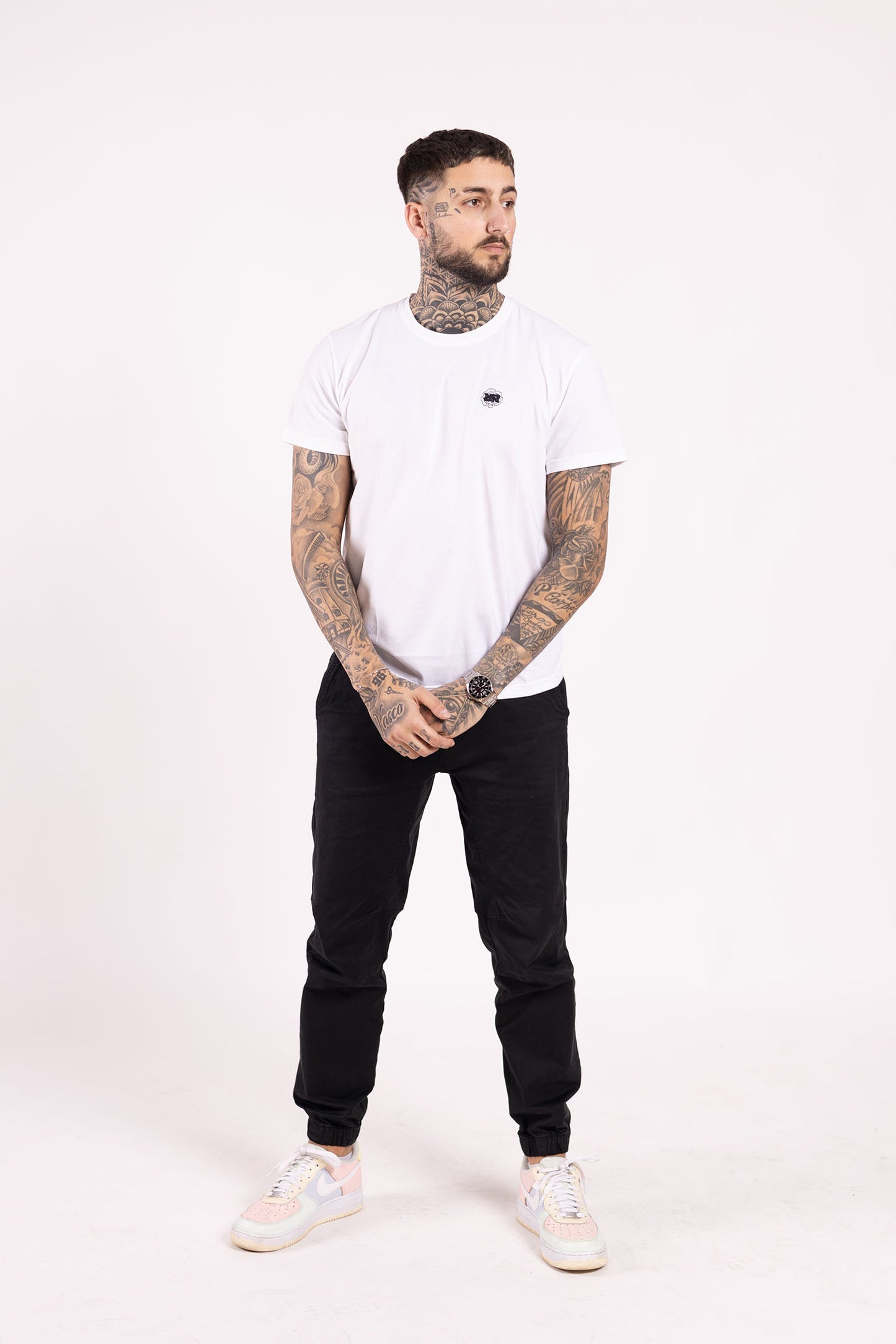 ROZERTYS RR PLAIN WHITE TEE