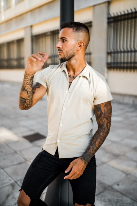 ROZERTYS BEIGE CLÃ SHIRT