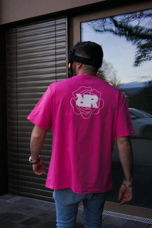 ROZERTYS RR PINK OVERSIZE TEE