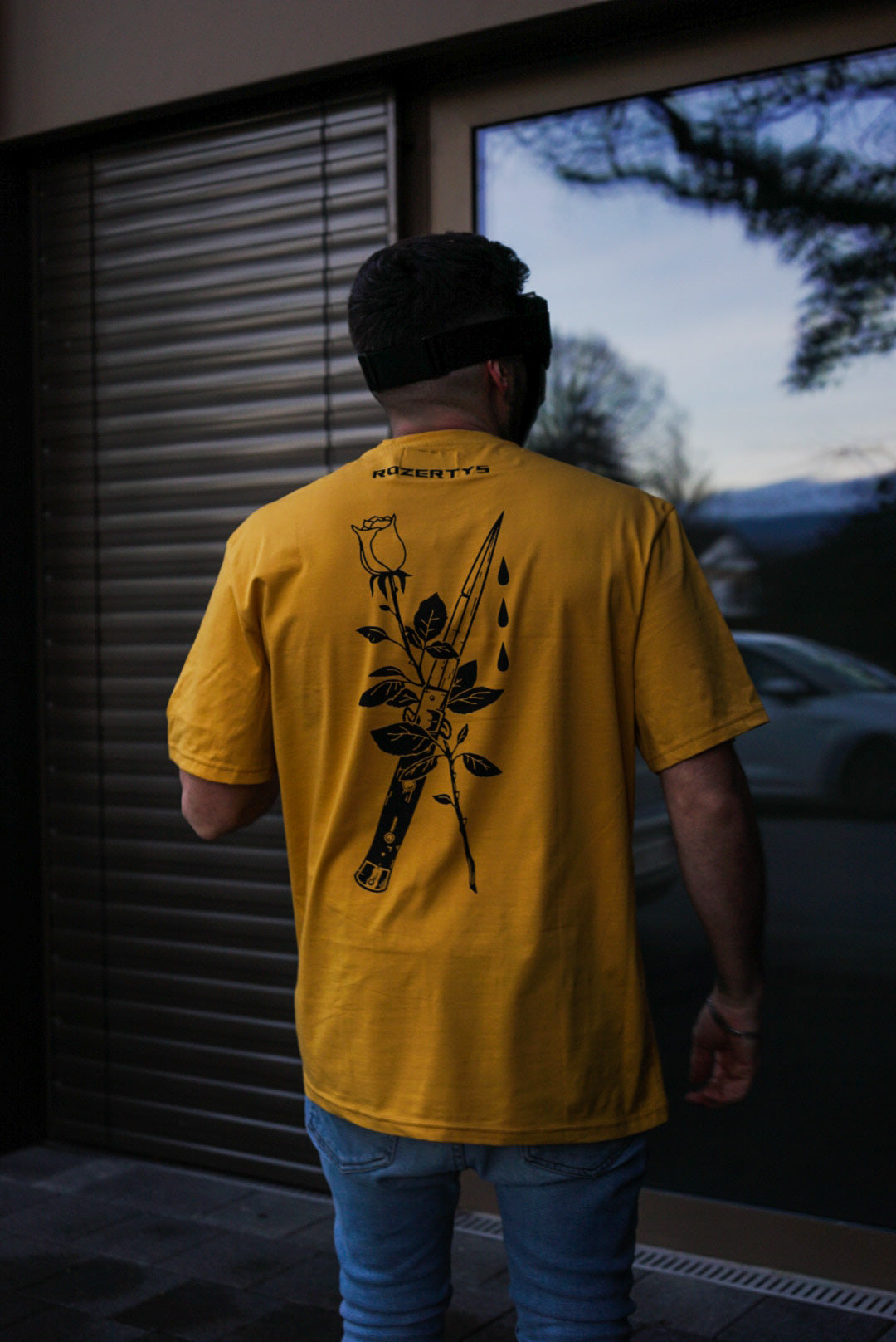 ROZERTYS EMBROIDERY TOASTED OVERSIZE TEE